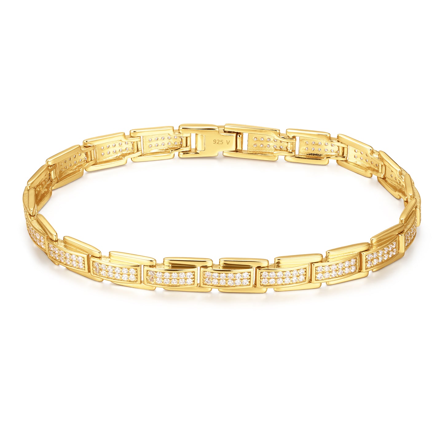 Bracciale Nexus, bagno in oro 18k – vista prodotto