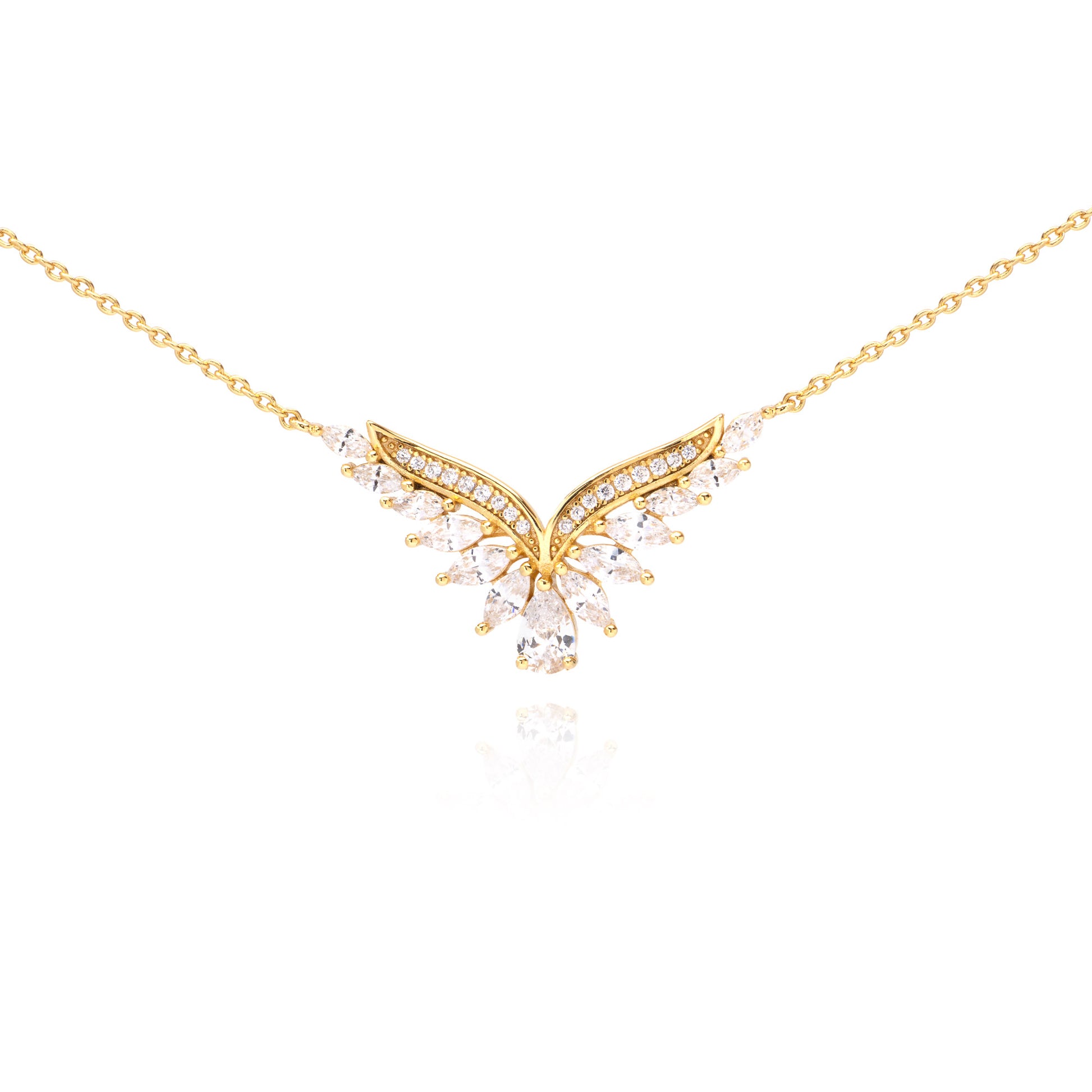 Collana Luce Ascendente, bagno in oro 18k – vista prodotto