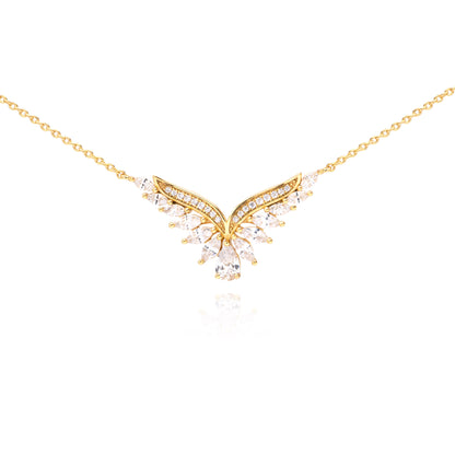 Collana Luce Ascendente, bagno in oro 18k – vista prodotto