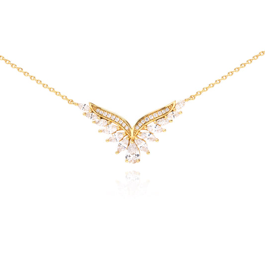 Collana Luce Ascendente, bagno in oro 18k – vista prodotto