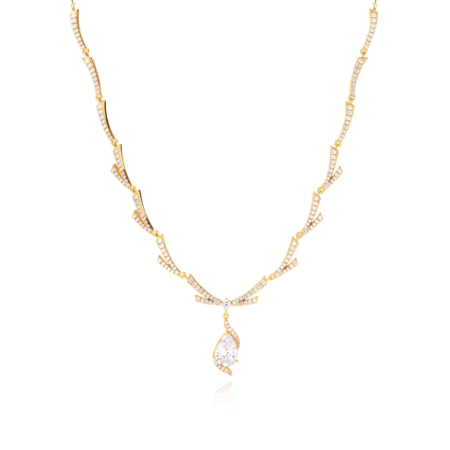 Collana Lumen Astra, bagno in oro 18k – vista prodotto