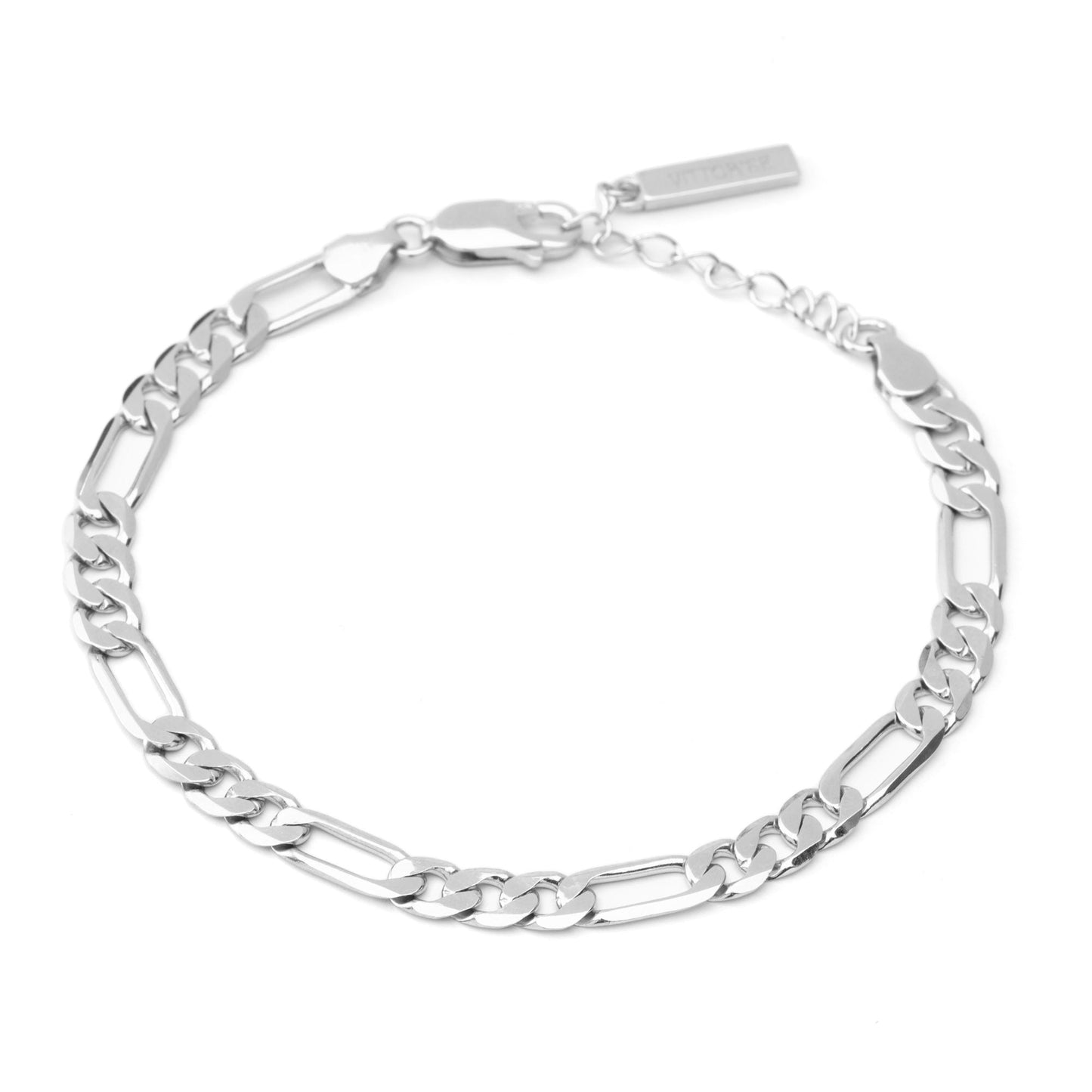 Bracciale Spirito Ribelle, bagno di rodio – vista prodotto