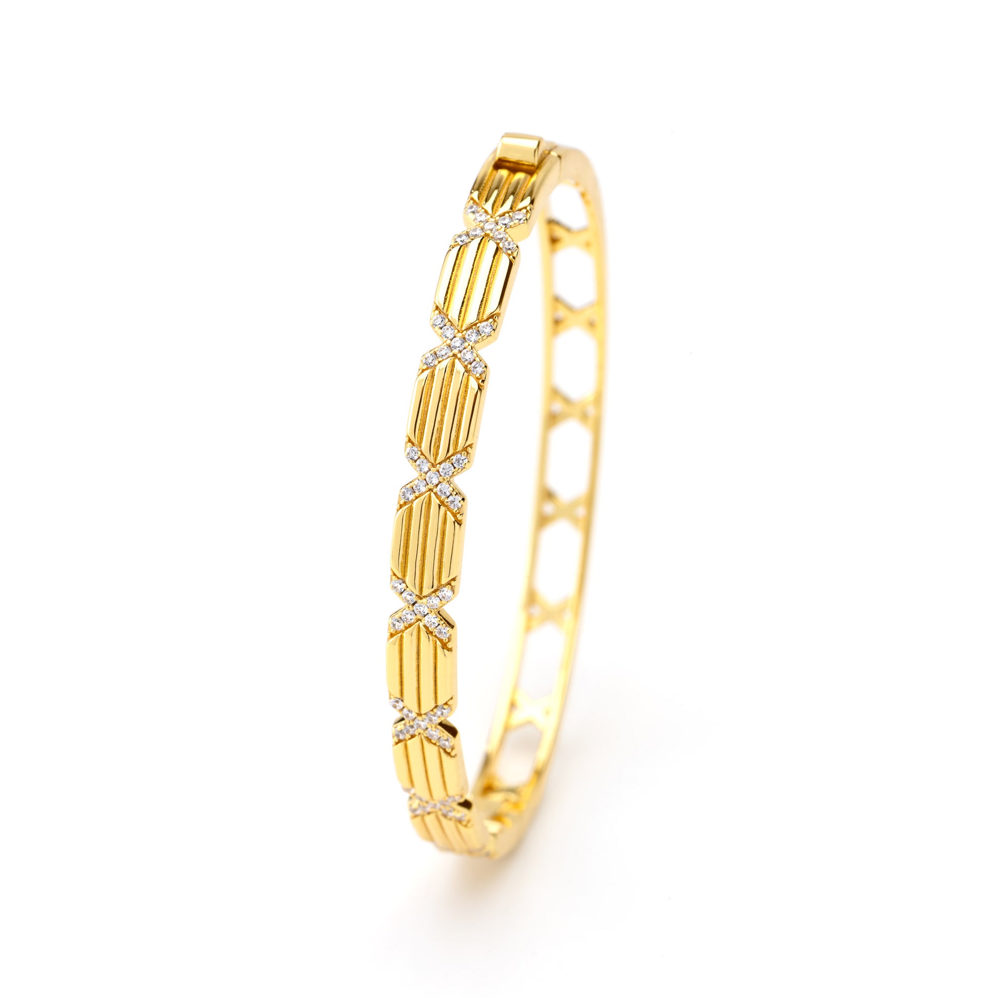 Bangle Alchimia Brillante, bagno in oro 18k – vista prodotto