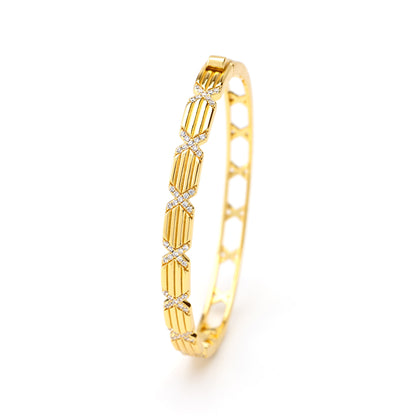 Bangle Alchimia Brillante, bagno in oro 18k – vista prodotto